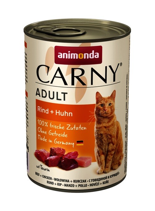Animonda Carny Adult konzerva hovädzie a kura 400 g