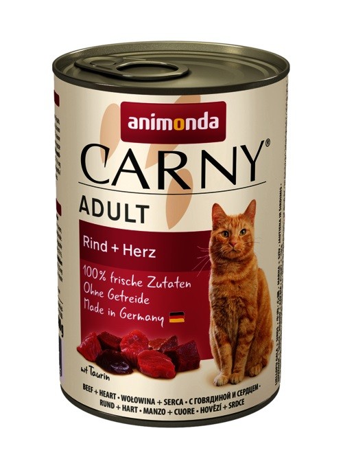 Animonda Carny Adult konzerva hovädzie a srdcia 400 g