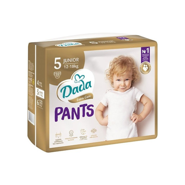 DADA Plienkové nohavičky Extra Care Junior (12-18 kg), 35 ks
