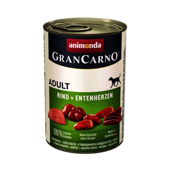 Konzerva Animonda Gran Carno Adult hovädzie a kačacie srdce 400g