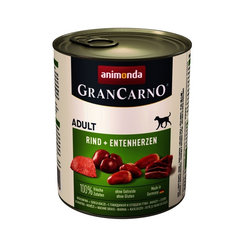 Konzerva Animonda Gran Carno Adult hovädzie a kačacie srdce 800g