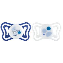 CHICCO Cumlíky Physioforma Light ortodontické modré 16-36m 2 ks