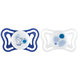 CHICCO Cumlíky Physioforma Light ortodontické modré 16-36m 2 ks