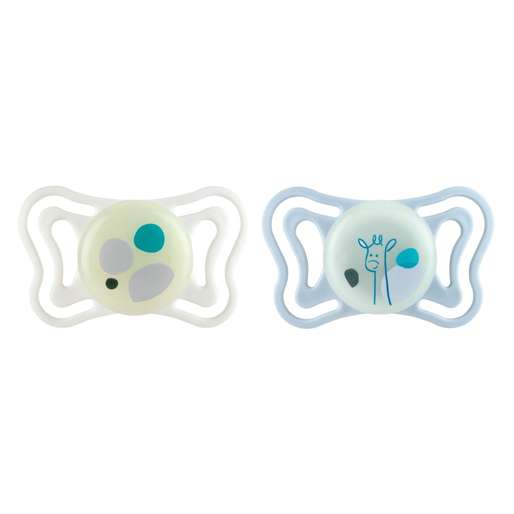 CHICCO Cumlíky Physioforma Light ortodontické neutral 2-6m 2 ks