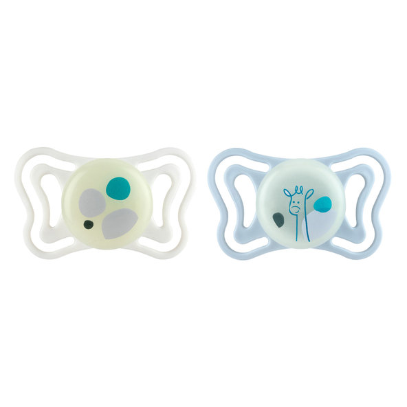 CHICCO Cumlíky Physioforma Light ortodontické neutral 2-6m 2 ks