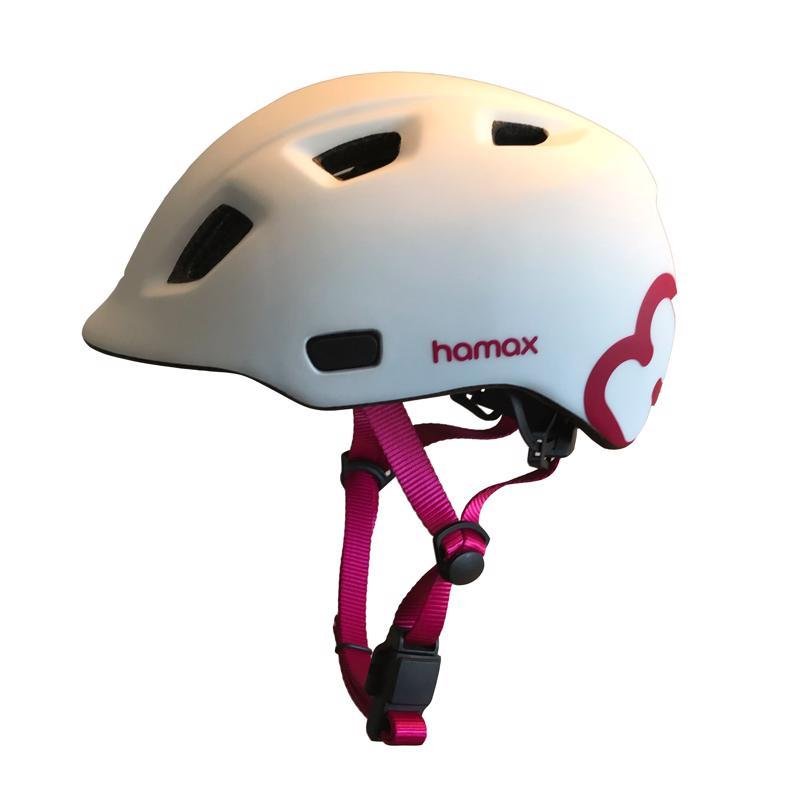 E-shop HAMAX Cyklohelma Thundercap White/Pink 47-52