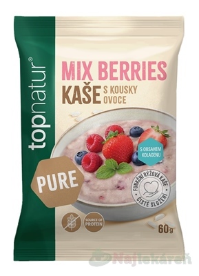 TOPNATUR Pure kaša mix berries s kolagénom 60 g kúpite na Najlekaren.eu