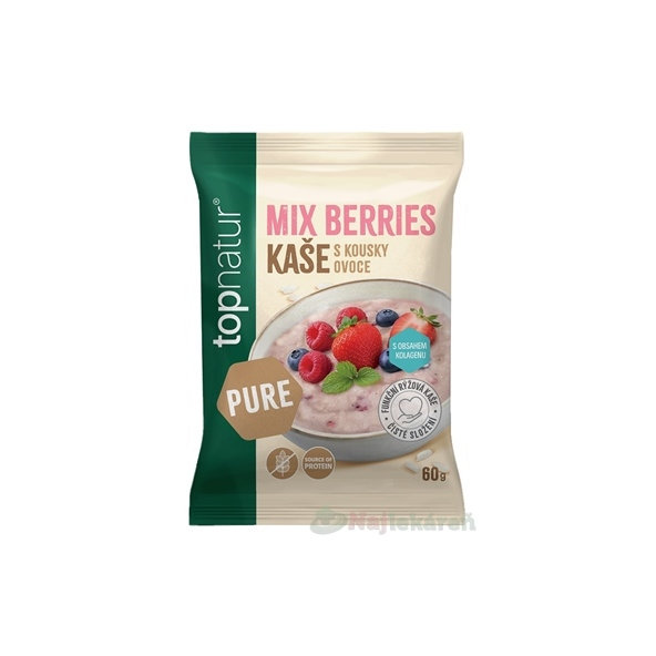 topnatur PURE KAŠA Mix berries ryžová 60 g