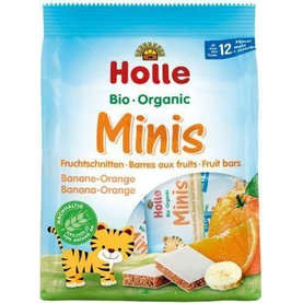 HOLLE Bio minis banánovo-pomarančové, 100g