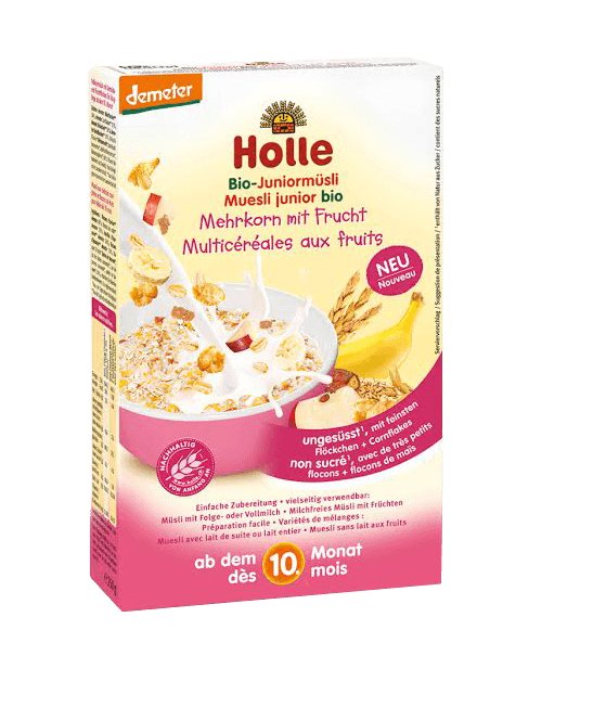 E-shop HOLLE Organické Junior viaczrnné müsli s ovocím, 250g