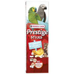 Versele-Laga Prestige tyčinky pre papagáje banán a kokos 140 g 8 x 2 ks