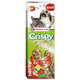 Versele-Laga Crispy tyčinky králik a činčila s bylinkami 110g 2ks