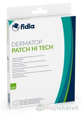 E-shop DERMATOP Patchi Hi Tech samolepiace krytie na rany 4 ks