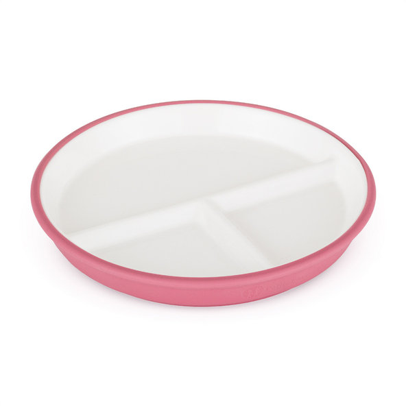 PETITE&MARS Tanier keramický so silikónovým obalom Candy Pink