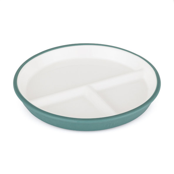 PETITE&MARS Tanier keramický so silikónovým obalom Misty Green