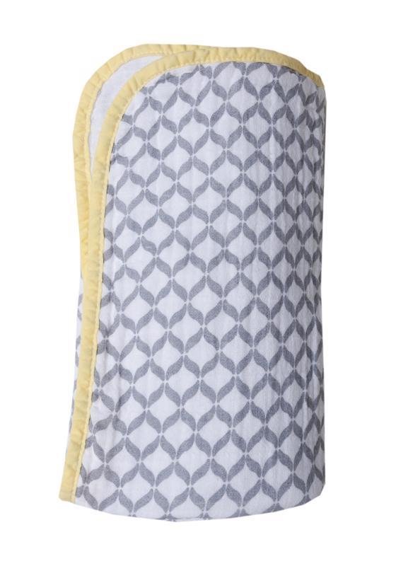E-shop MOTHERHOOD Deka bavlnená mušelínová dvojvrstvová Pre-Washed Grey Classics 95x110cm