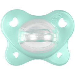 CHICCO Cumlík Physio Dual Soft silikónový neutral 0-2m 1 ks