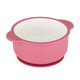 PETITE&MARS Miska keramická so silikónovým obalom Candy Pink