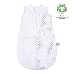 MOTHERHOOD Vak na spanie mušelínový BIO Pink and Black Dots 6-18m 0,5 tog