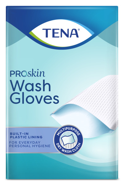 TENA Wash Glove umývacie rukavice s vnútornou fóliou 175 ks