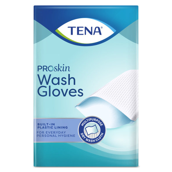 TENA Wash Glove umývacie rukavice s vnútornou fóliou 175 ks