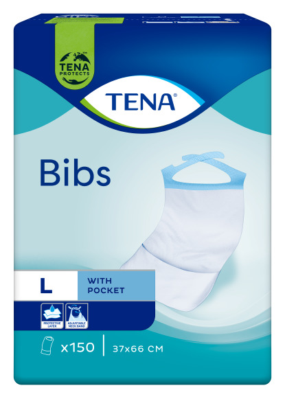 TENA Bib Podbradník L - 37x66 cm 150 ks