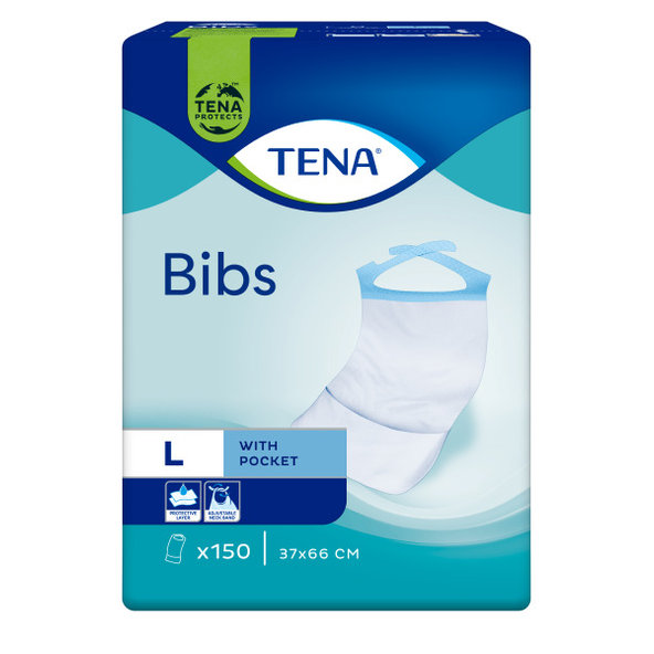 TENA Bib Podbradník L - 37x66 cm 150 ks