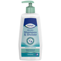 TENA Shampoo & Shower šampón a sprchovací gél 500 ml