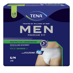 TENA Men Protective Underwear Maxi S/M, nohavičky 10ks