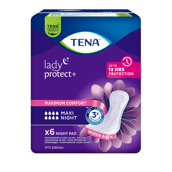 TENA LADY MAXI NIGHT absorpčné vložky 6ks