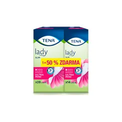 TENA Lady SLIM ULTRA MINI 28ks +14ks (50% zadarmo) inkontinenčné slipové vložky