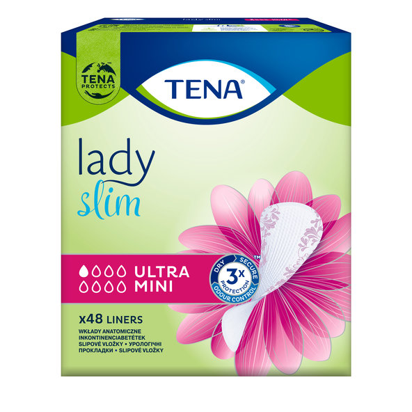 TENA Lady Slim Ultra Mini inkontinenčné slipové vložky 48ks