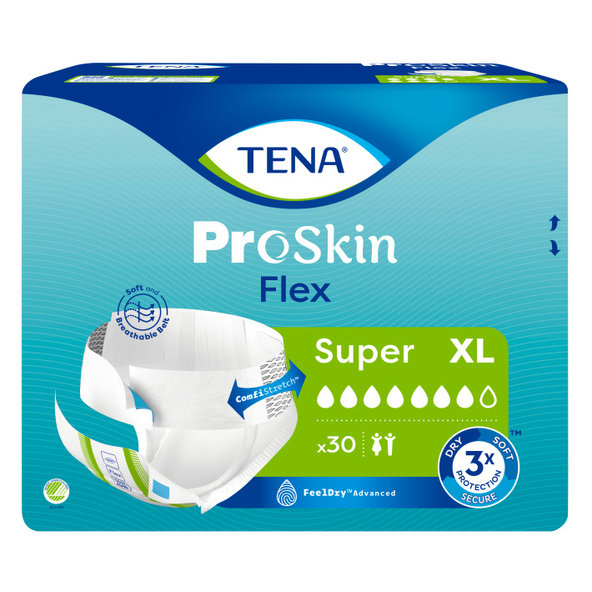 TENA Flex Super XL inkontinenčné nohavičky 30 ks