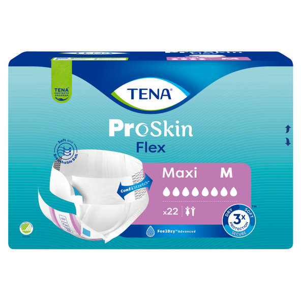 TENA Flex Maxi M inkontinenčné nohavičky 22 ks