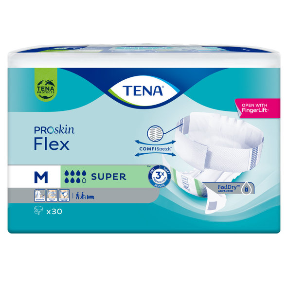 TENA Flex Super M inkontinenčné nohavičky 30 ks