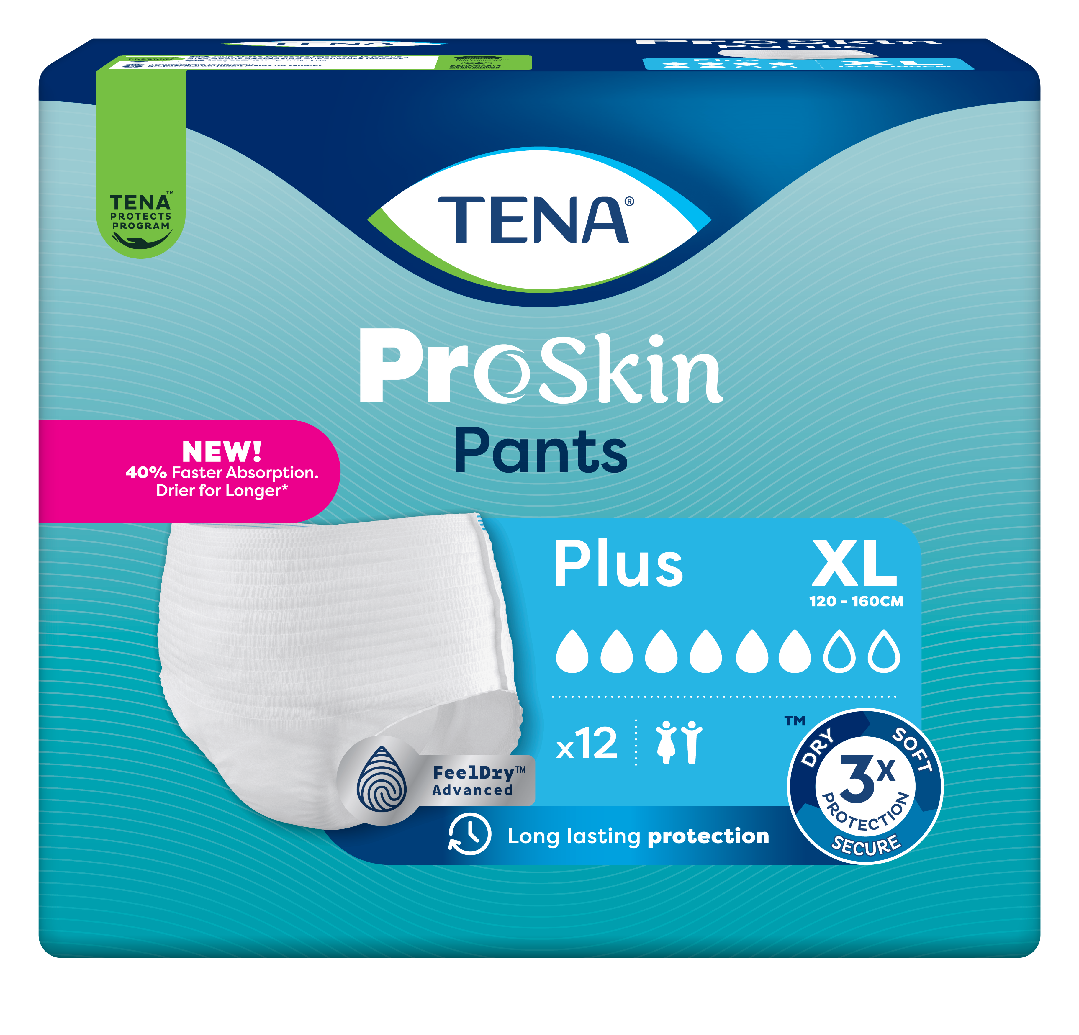 TENA Pants Plus veľkosť XL 12ks