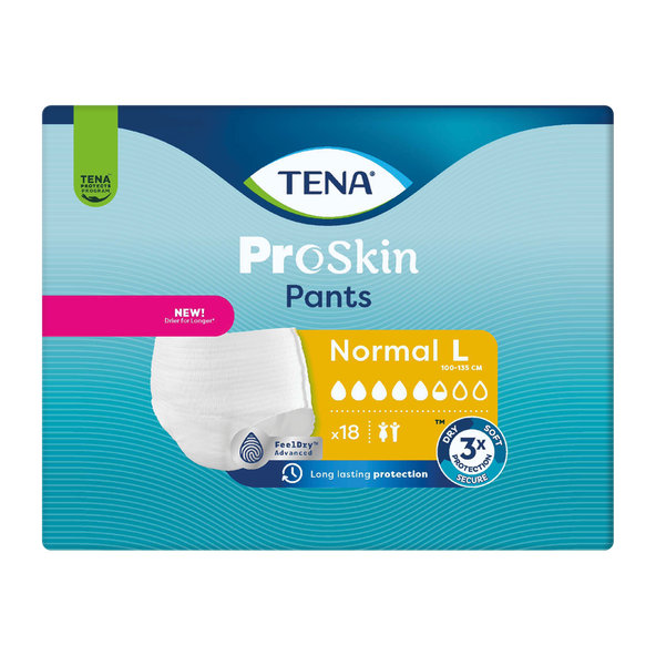 TENA Pants Normal L naťahovacie inkontinenčné nohavičky (inov.2024) 18ks