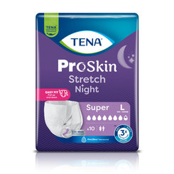 TENA ProSkin Stretch Night Super L 10 ks