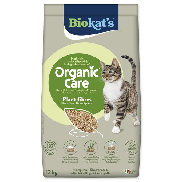 Biokat's podstielka Organic Care Plant Fibres 12 kg