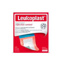 LEUKOPLAST® Leukomed® Sorbact 8x10 cm, 3 ks