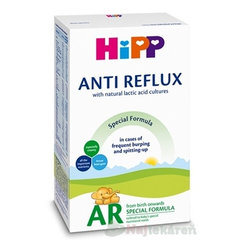 HiPP ANTI-REFLUX AR špeciálna dojčenská výživa od narodenia 300 g