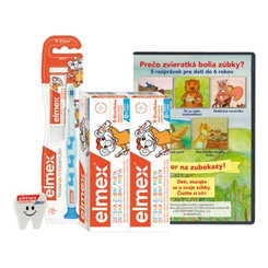 Elmex CP Detský - 2xZP 50ml, ZK 0-3 + DVD