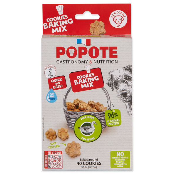 Pečiaca zmes Popote kačacie pre psy  200g