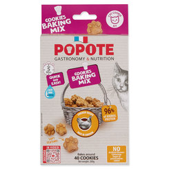 Pečiaca zmes Popote kuracie pre mačky 200g
