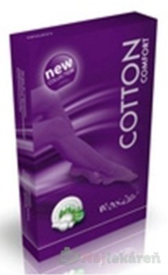 MAXIS COMFORT COTTON STEHENNÉ PANČUCHY veľkosť 3,krátke, bez špice, s krajkou bronz 1pár