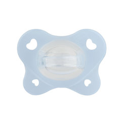 CHICCO PhysioForma Dual Soft silikónový cumlík modrý 0–2 m 1 ks