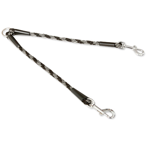 Rozdvojka SPIRÁLA 10*40 černo-šedá