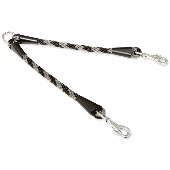 Rozdvojka SPIRÁLA 14*45 černo-šedá