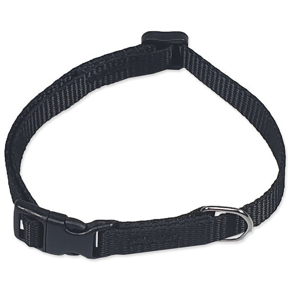 Obojek BAF nylon černý 1x26-35cm