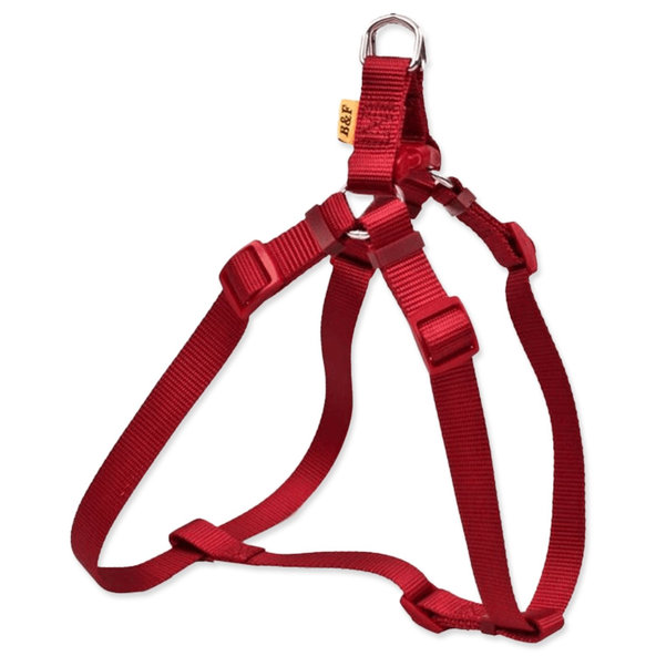 Postroj BAF nylon červený 2,5x58-90cm